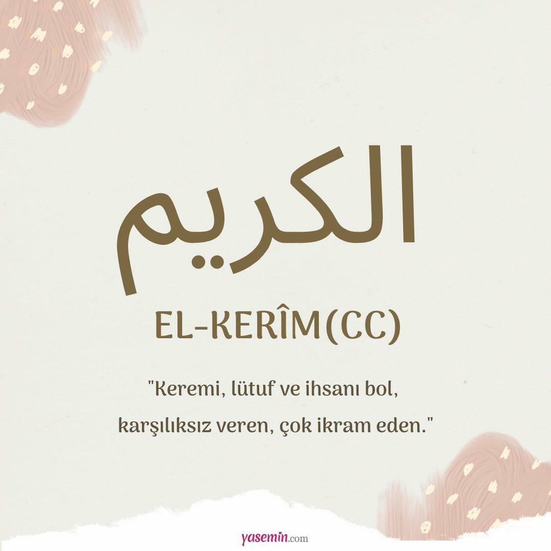 imię al-Karim