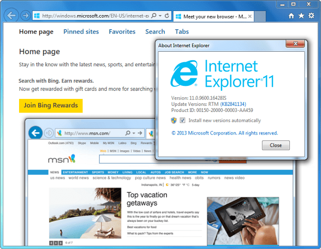 Internet Explorer 11 jest teraz dostępny dla systemu Windows 7