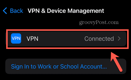 Ustawienia VPN iPhone'a
