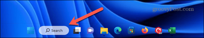 ikona wyszukiwania systemu Windows 11