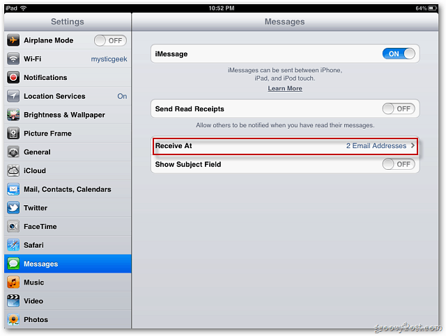 Apple iOS 5: Synchronizuj iMessages między iPhonem a iPadem