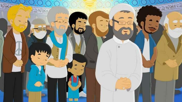 Sceny z pierwszego odcinka animacji Ramadan Moon
