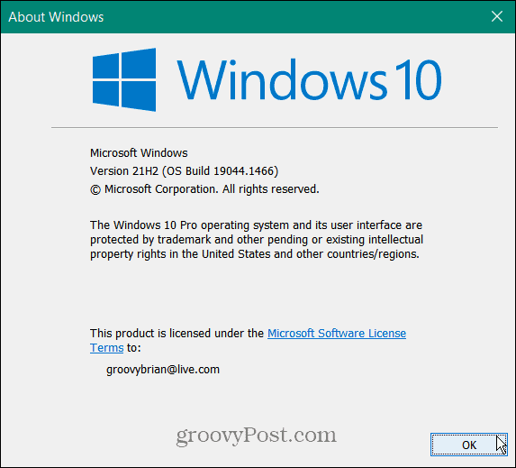 wersja systemu Windows 10_blokuj aktualizację systemu Windows 11