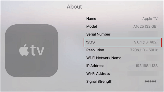 6 Informacje o Apple TV
