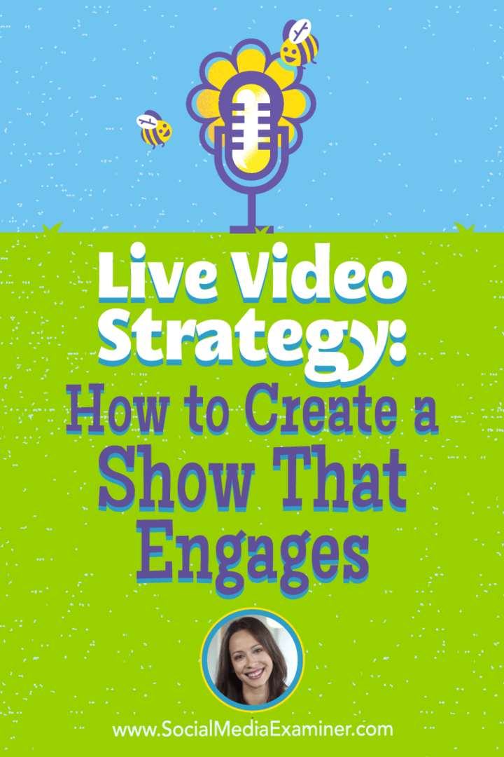 Strategia wideo na żywo: jak stworzyć program, który angażuje: Social Media Examiner