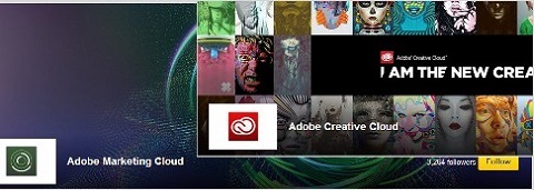strona prezentacyjna Adobe