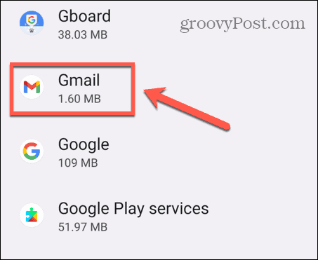 aplikacja Gmail na Androida