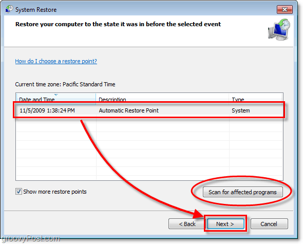 Napraw system Windows 7 za pomocą punktu przywracania systemu [instrukcje]