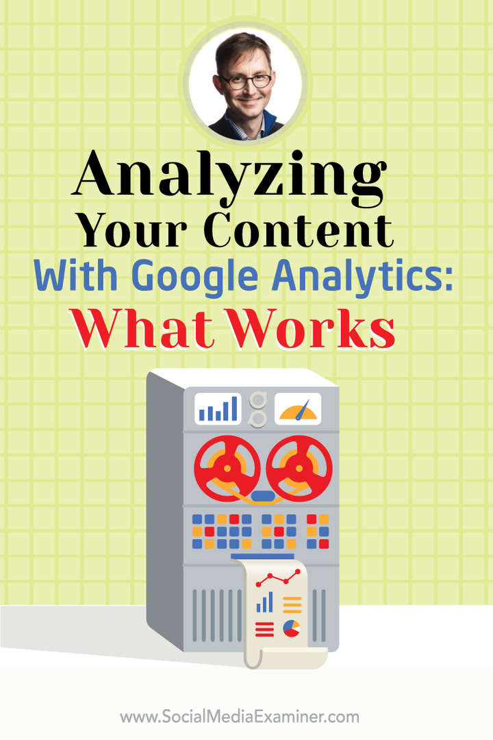 Analiza treści za pomocą Google Analytics: jak się dowiedzieć, co działa: Social Media Examiner