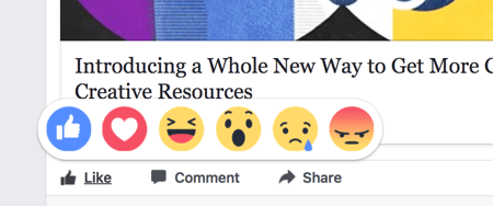 Reakcje na Facebooku mają nieco większy wpływ na ranking treści niż polubienia.