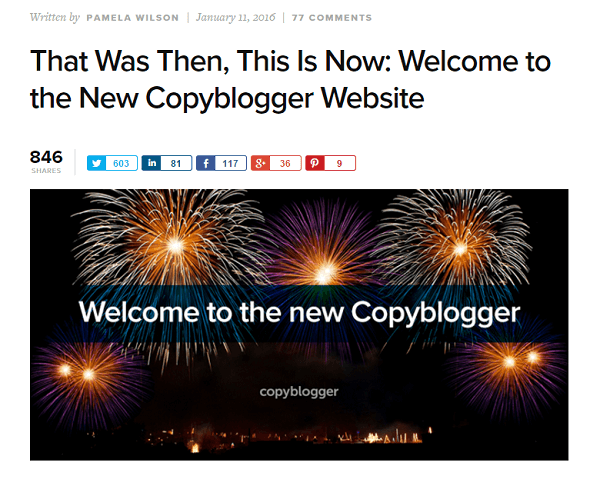 Powracają komentarze copybloggera