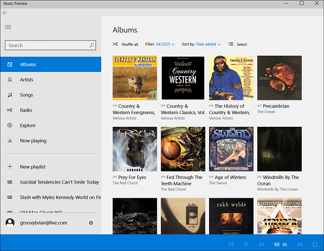 Microsoft wprowadza aplikacje do podglądu muzyki i wideo dla systemu Windows 10