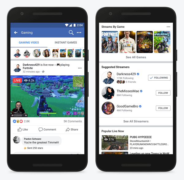 Facebook ogłosił program Level Up, nowy program przeznaczony specjalnie dla początkujących twórców gier i zadebiutował w nowym miejscu, w którym ludzie z całego świata mogą odkrywać i oglądać transmisje wideo z gier Facebook.