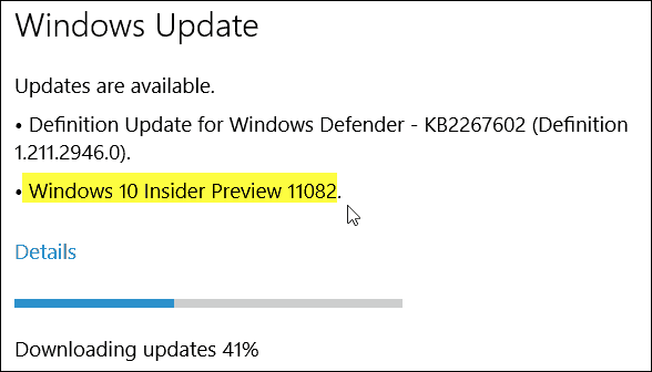 Windows 10 Insider Preview Kompilacja 11082 (Redstone) już dostępna