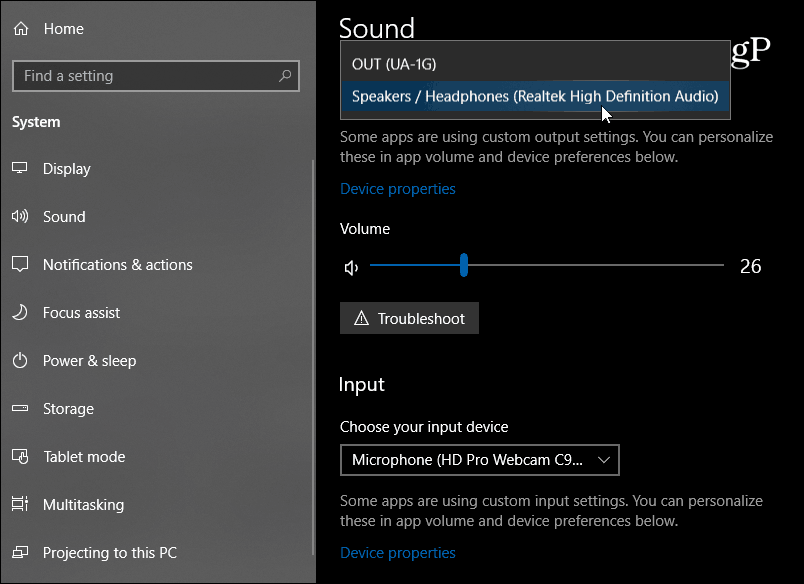 Nowe ustawienia dźwięku Windows 10