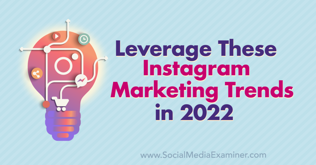 Wykorzystaj te trendy marketingowe na Instagramie w 2022 r. autorstwa Anny Sonnenberg