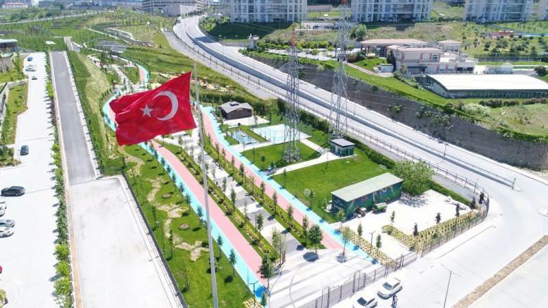 Zdjęcie ogrodu Ayazma Millet Garden na oficjalnej stronie internetowej gminy Başakşehir