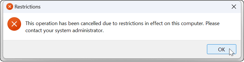 Zablokuj użytkownikom dostęp do ustawień w Windows 11