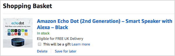 Amazon Echo Dot był bestsellerem na Boże Narodzenie 2017.