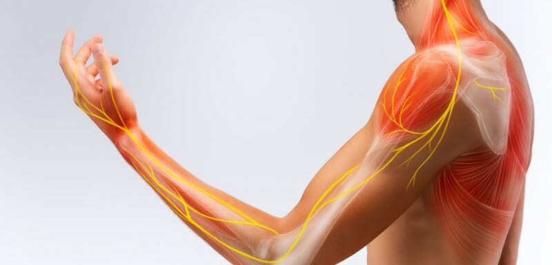 uszkodzenie układu nerwowego może spowodować drętwienie lewego ramienia