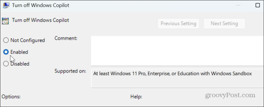 Wyłącz funkcję Copilot w systemie Windows 11