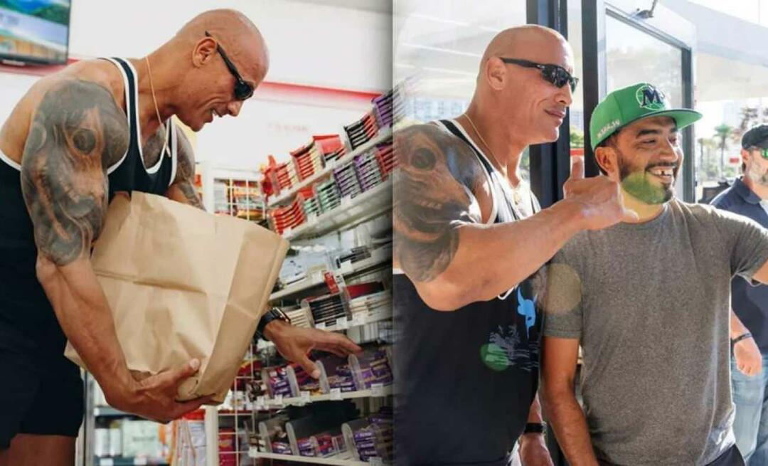 Wszedł do sklepu, w którym kradł lata temu, teraz jako gwiazda! Dwayne Johnson w sklepie spożywczym...