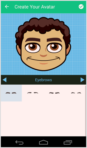 bitmoji dostosuj awatar