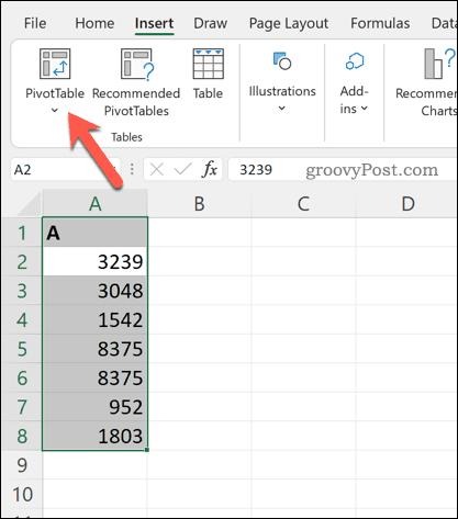 Wstawianie tabeli przestawnej w Excelu