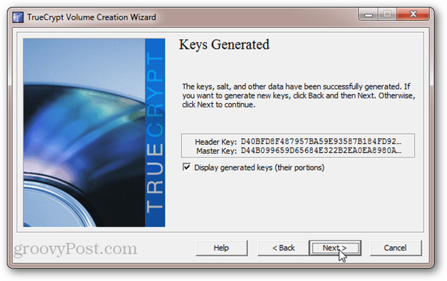 Klucz nagłówka i klucz główny TrueCrypt