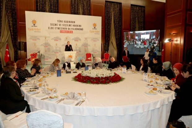 Pierwsza Dama Erdoğan uczestniczyła w Dniu Praw Kobiet