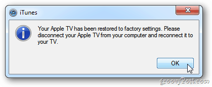 Aktualizacja Apple TV zakończona