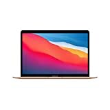 2020 Apple MacBook Air z układem Apple M1 Chip (13-calowy, 8 GB pamięci RAM, 256 GB pamięci masowej SSD) – złoty