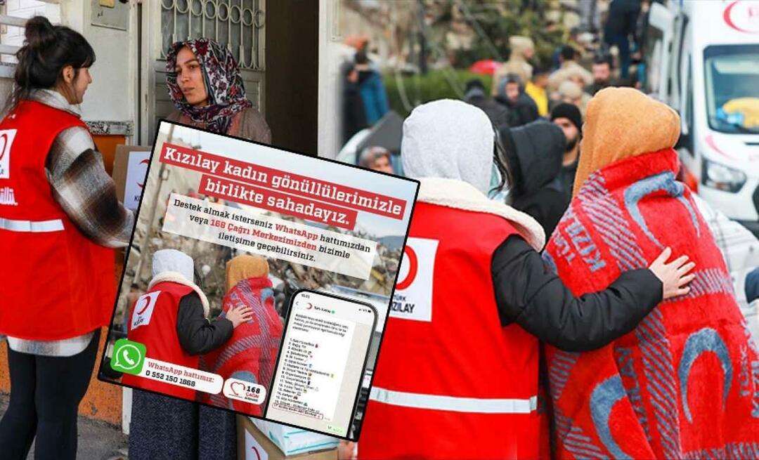 Nowy przełom tureckiego Czerwonego Półksiężyca: ustanowienie specjalnej linii WhatsApp dla ofiar trzęsienia ziemi