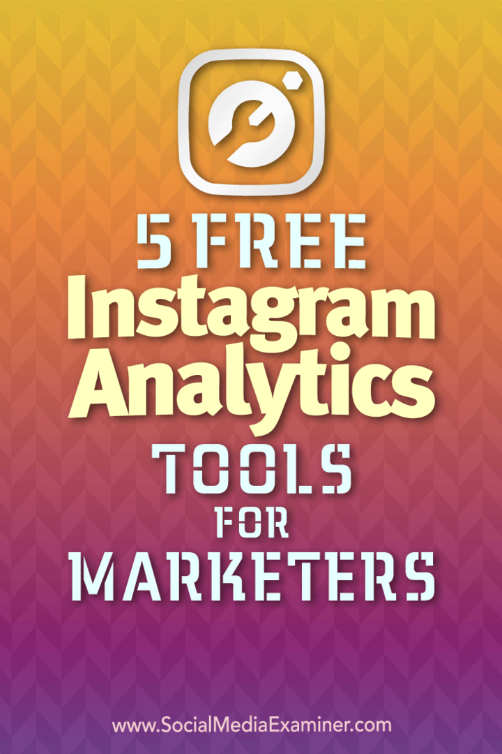 5 bezpłatnych narzędzi analitycznych Instagrama dla marketerów: egzaminator mediów społecznościowych