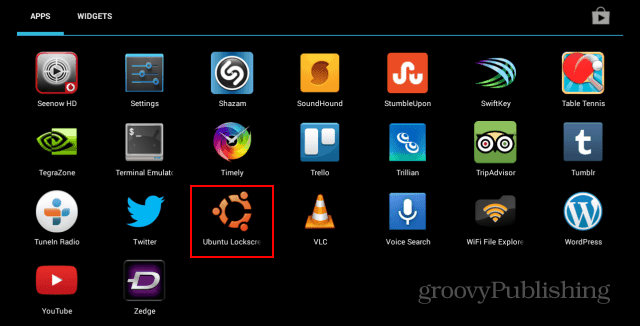 Ikona Ubuntu Lockscreen