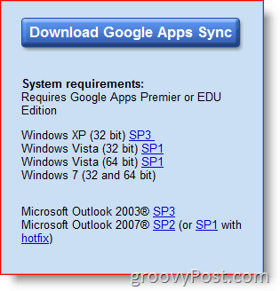 Ogłoszono wsparcie dla programu Outlook 2010 dla Google Calendar Sync… Trochę