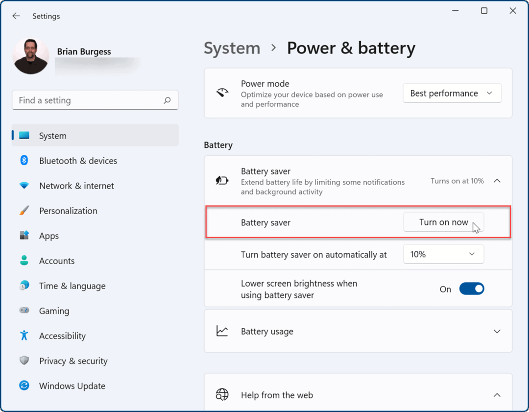 poprawić żywotność baterii w systemie Windows 11