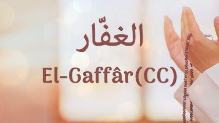 Co znaczy al-Ghaffar? Jakie zalety ma nazwa Al-Ghaffar? Esmaul Husna Al-Gaffar...