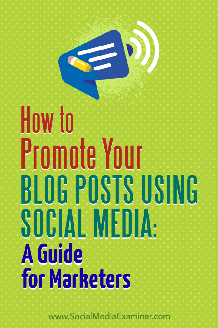 Jak promować swoje posty na blogu za pomocą mediów społecznościowych: przewodnik dla marketerów: ekspert ds. Mediów społecznościowych