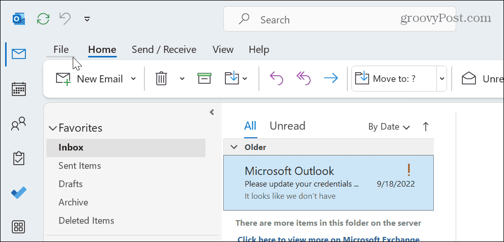 Wydrukuj wiadomość e-mail z programu Outlook