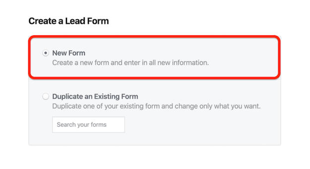 Nowa opcja formularza na Facebooku Utwórz okno formularza kontaktowego