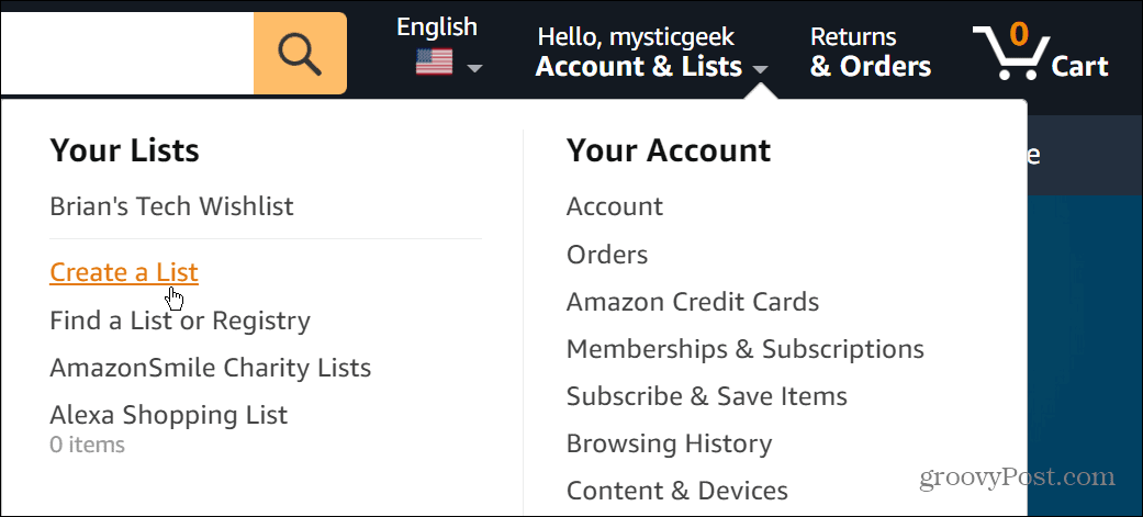 Jak udostępnić listę życzeń Amazon