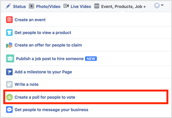 Facebook tworzy ankietę, aby ludzie mogli głosować