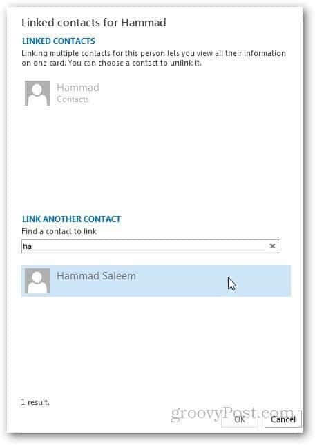 Jak scalić wiele kontaktów w programie Outlook 2013