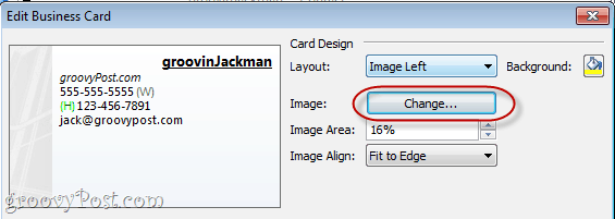 Zaprojektuj wizytówki w programie Outlook 2010