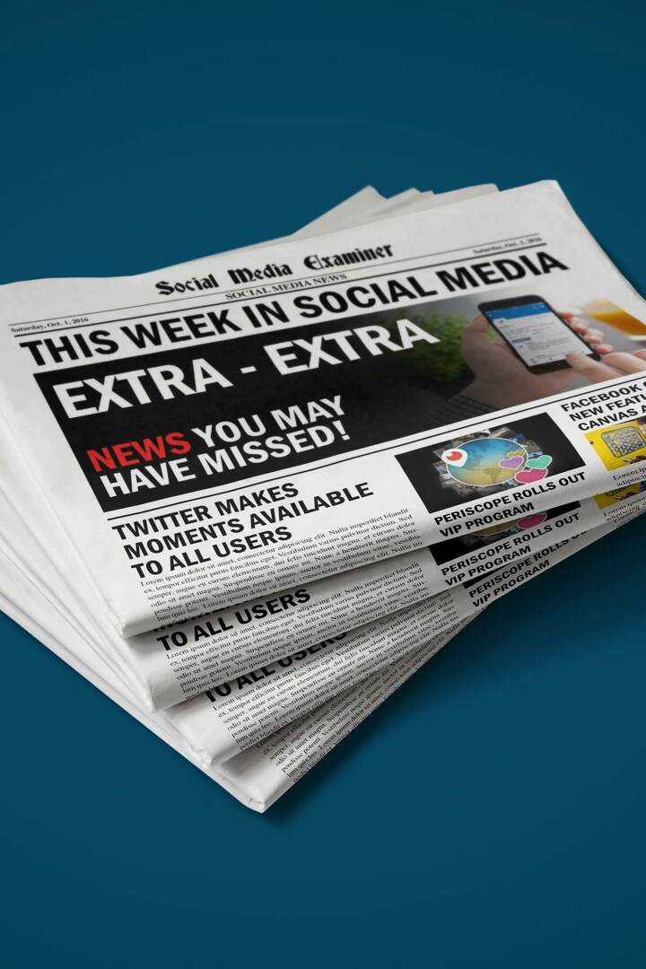 Twitter Moments wprowadza funkcję opowiadania historii dla wszystkich: w tym tygodniu w mediach społecznościowych: Social Media Examiner