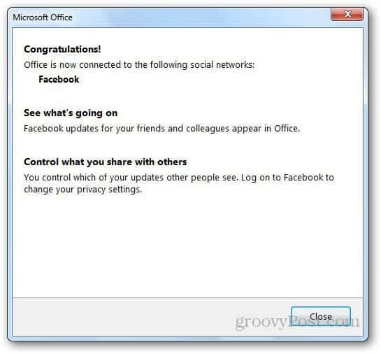 Outlook sieci społecznościowych 5