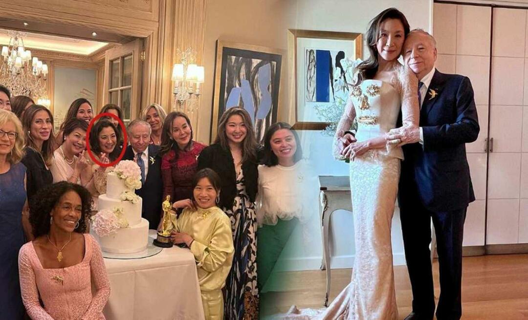 Żonaty 20 lat później! Wszystkie oczy skierowane są na kapryśną suknię ślubną Michelle Yeoh!