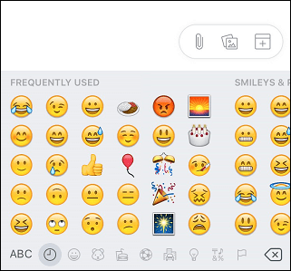 uzyskać dostęp do emoji