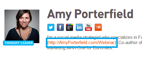 Amy informacje o profilu
